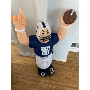 GEMMY NFL Indianapolis Colts 4'  Feet Airblown Inflatable Football Player